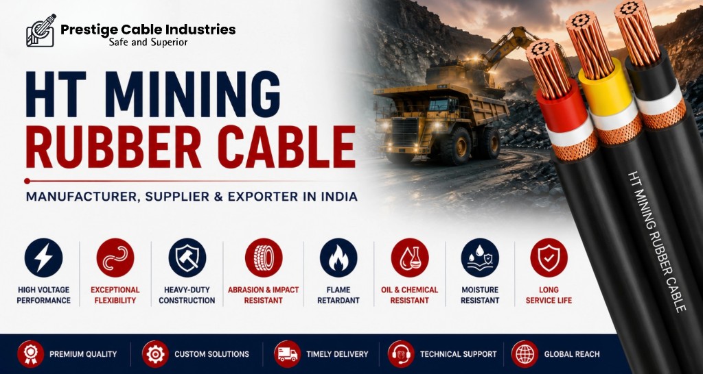 HT Mining Rubber Cable Manufacturer, Supplier and Exporter in India | Prestige Cable Industries
