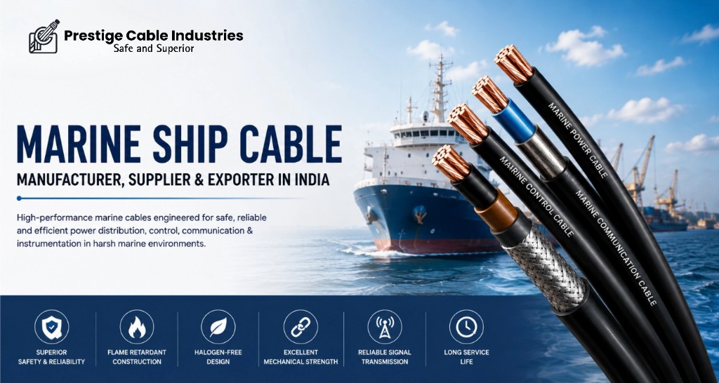 Marine Ship Cable Manufacturer, Supplier and Exporter in India | Prestige Cable Industries